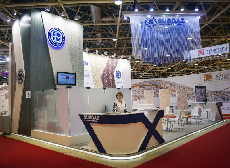 Стенд для компании "Сургаз"