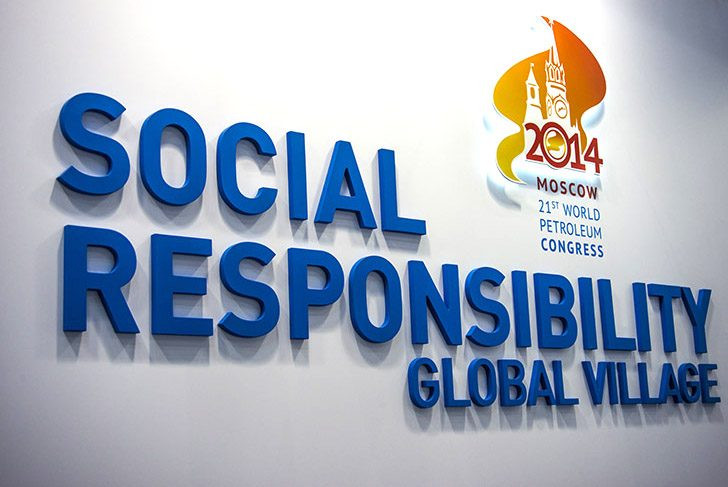 Social Responsibility Зона на 21м Мировом Нефтяном Конгрессе