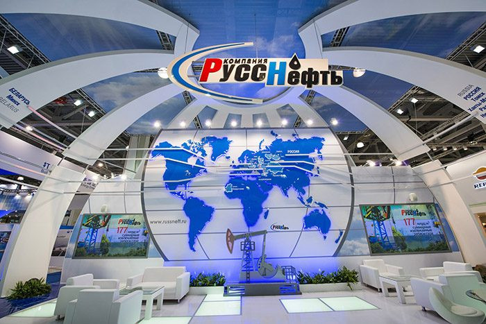 Стенд для ОАО "НК "Русснефть"