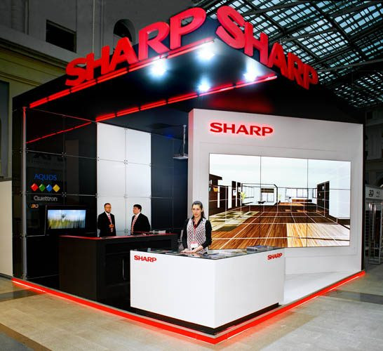 Стенд для компании SHARP