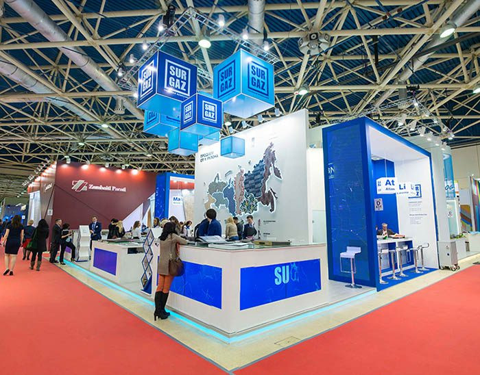 Стенд для компании "Сургаз"