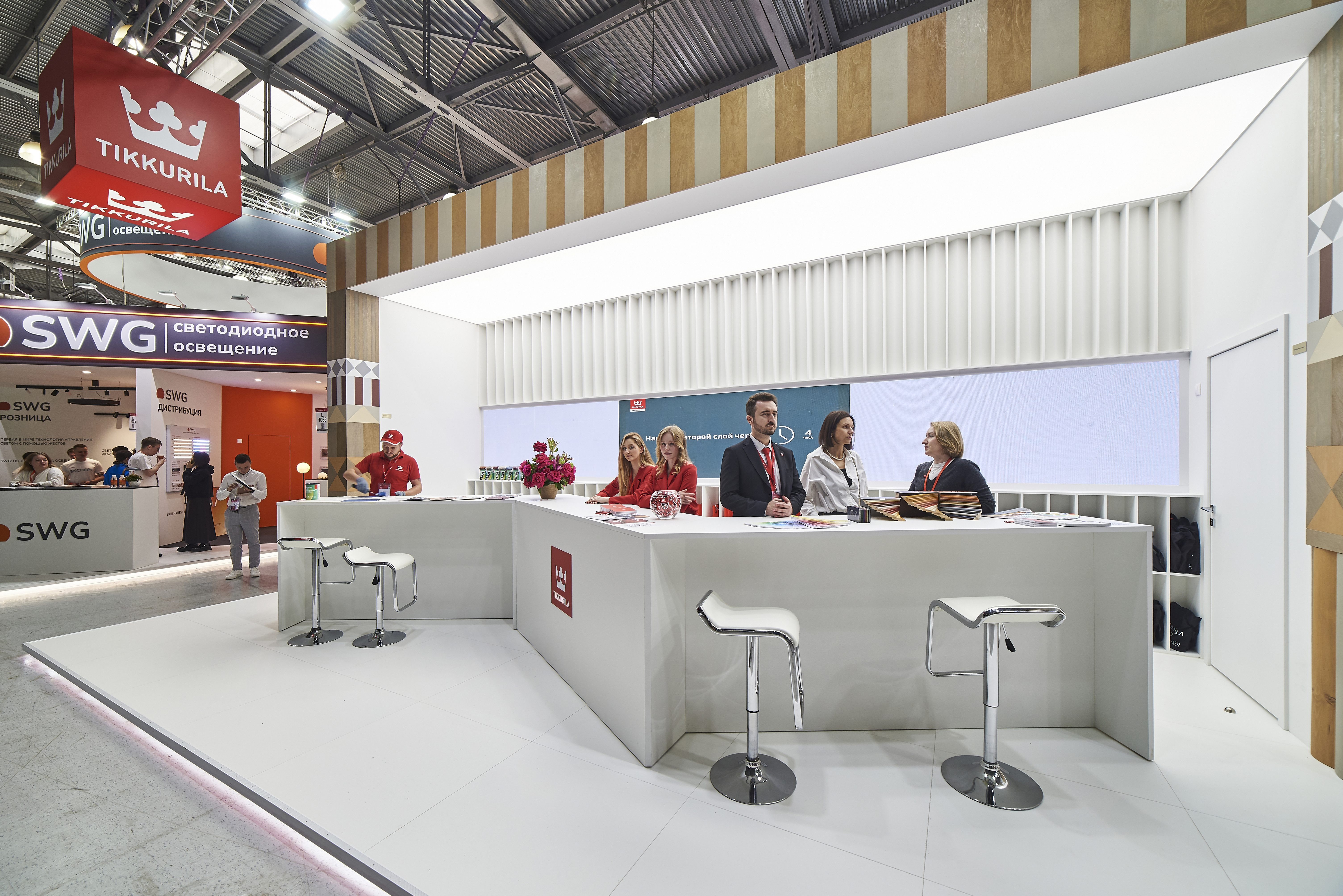 Stand for Tikkurila company