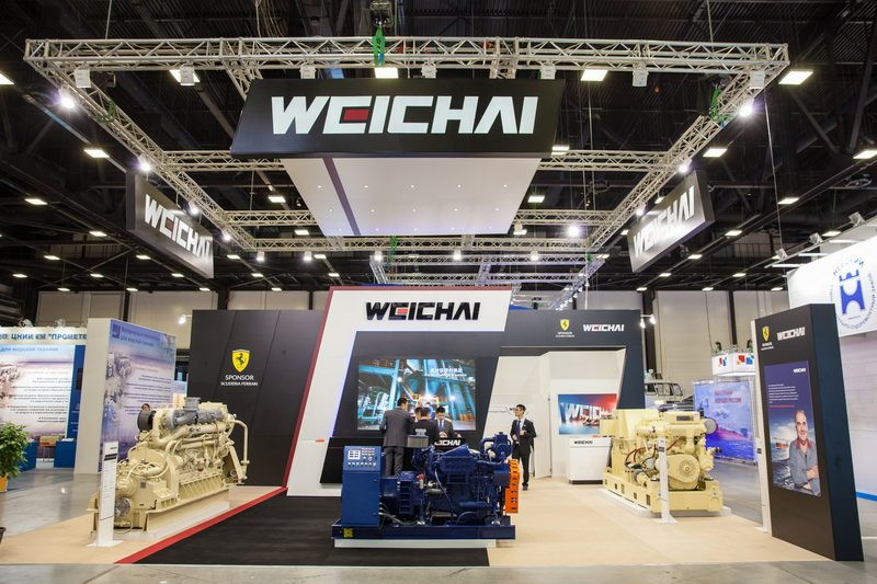 Стенд для компании WEICHAI