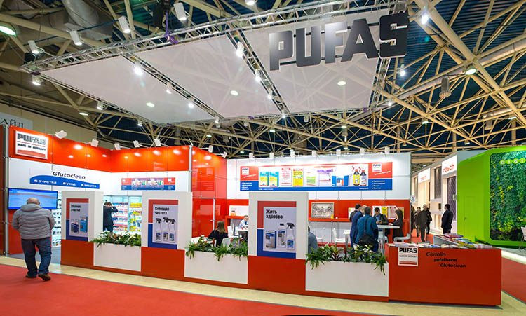 Стенд для компании PUFAS