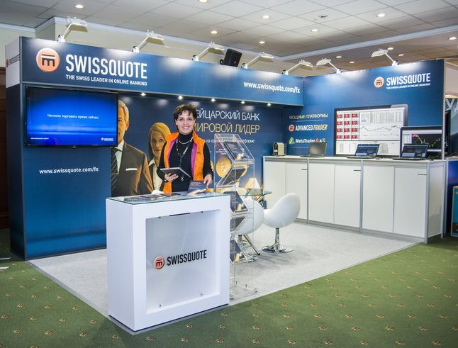 Стенд для компании SWISS QUOTE