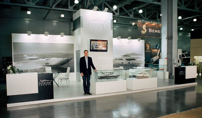 Стенд для компании Premium Yachts
