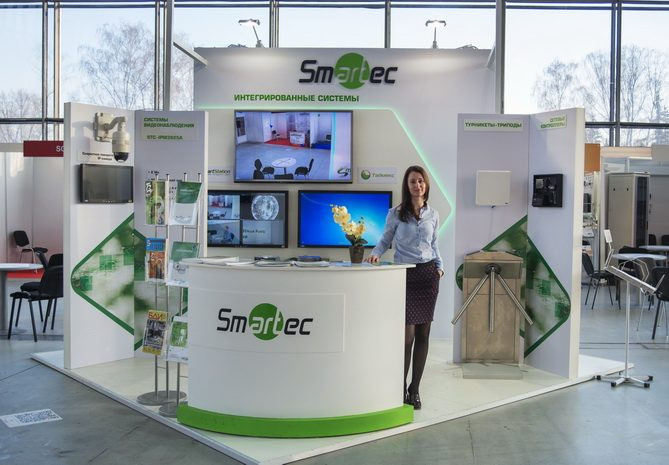 Стенд для компании Smarteс