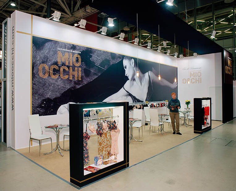 Стенд для компании MIO OCCHI