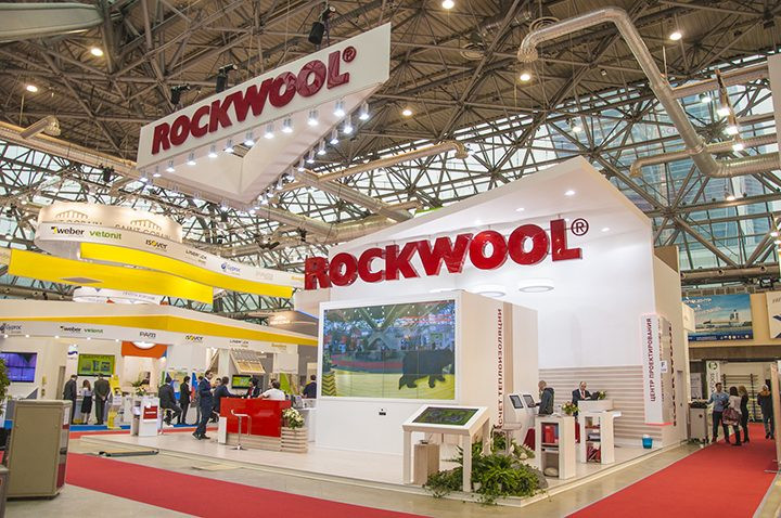 Стенд для компании ROCKWOOL