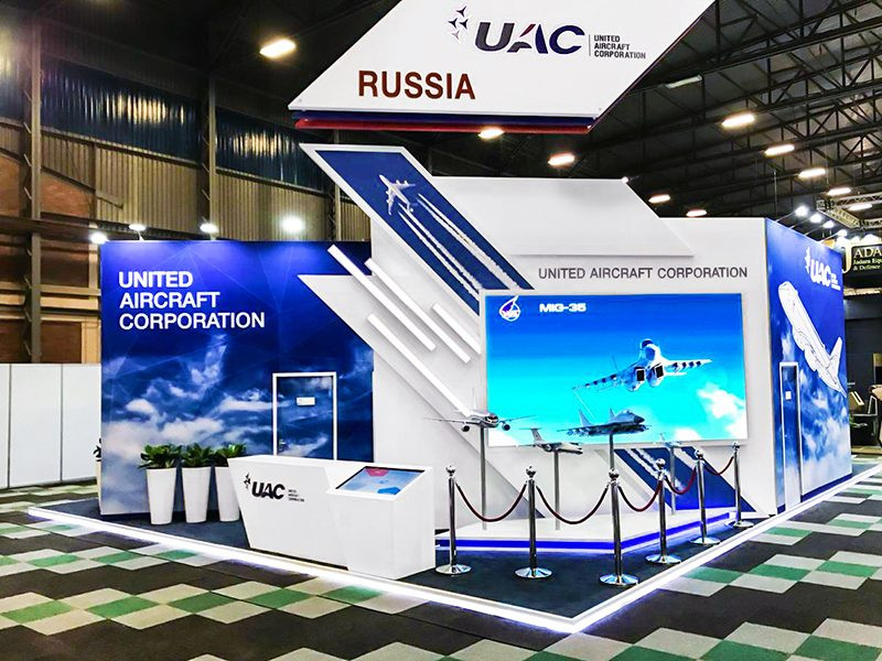 Stand for United Aircraft Corporation