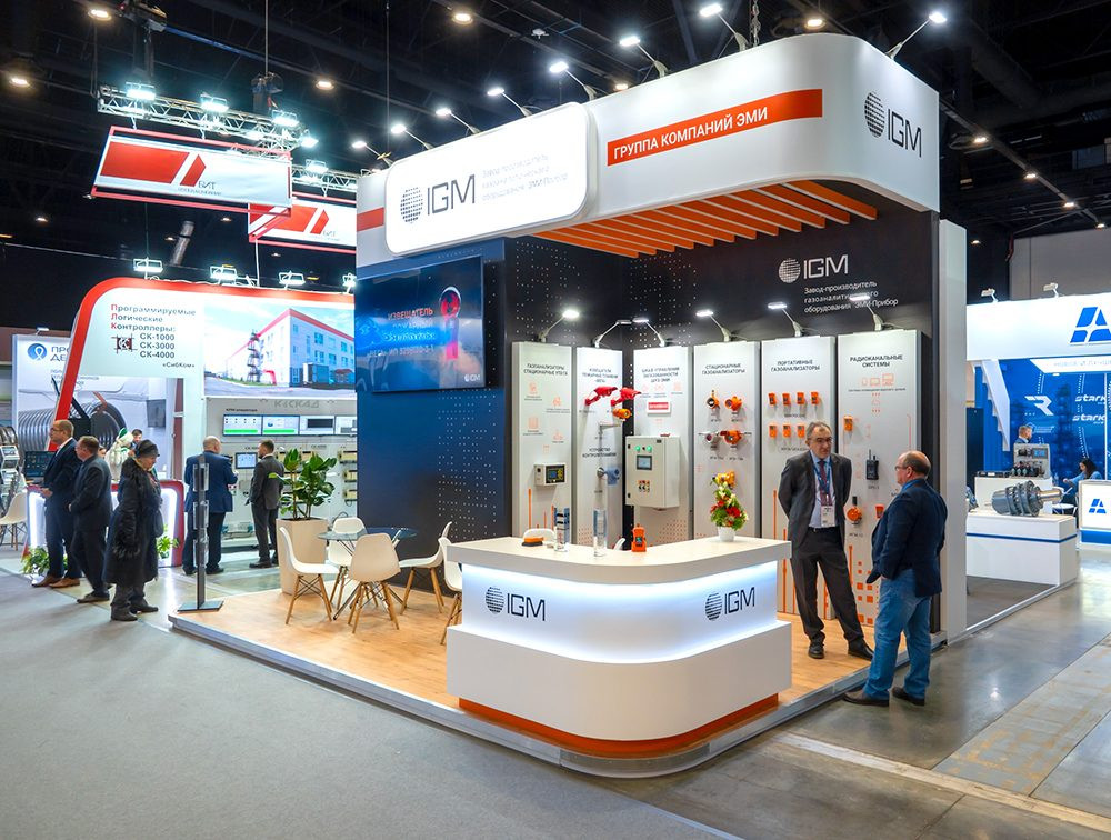 Stand for IGM Company