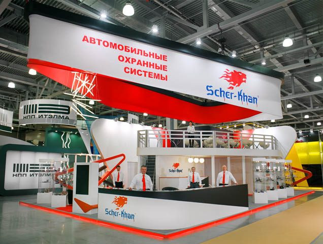 Стенд для компании Sherkhan