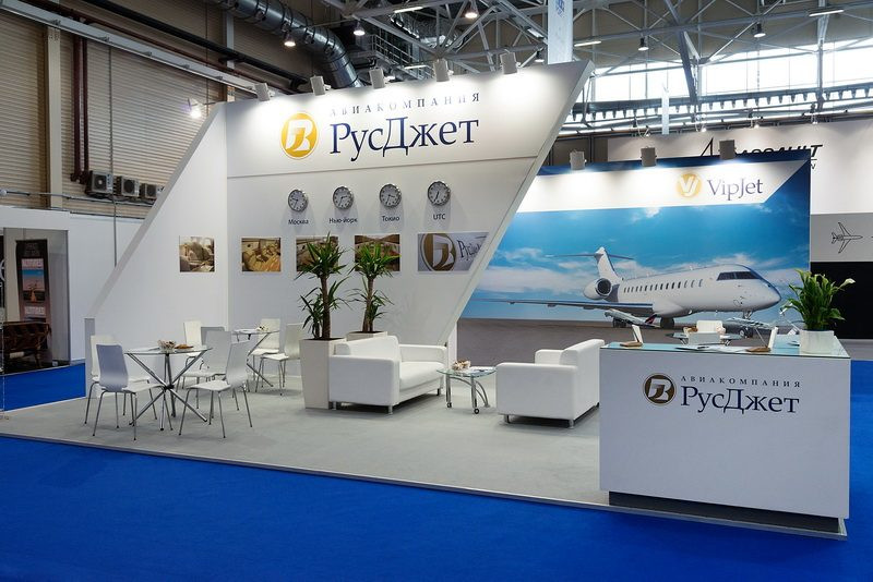 Стенд для компании "РусДжет"