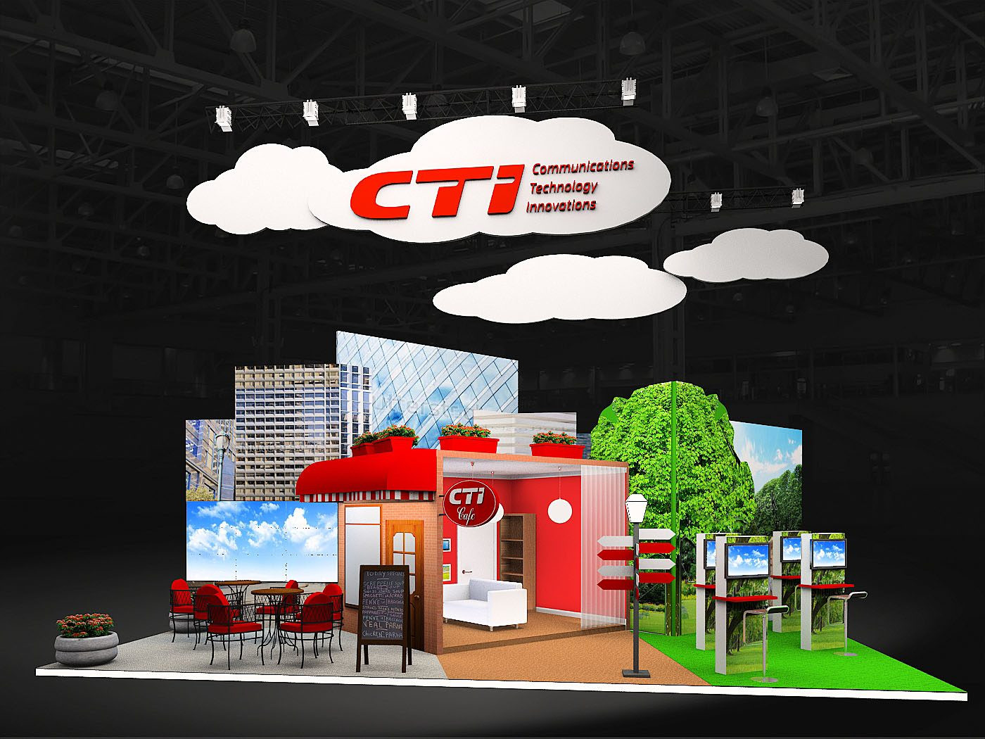 Стенд для компании СTI