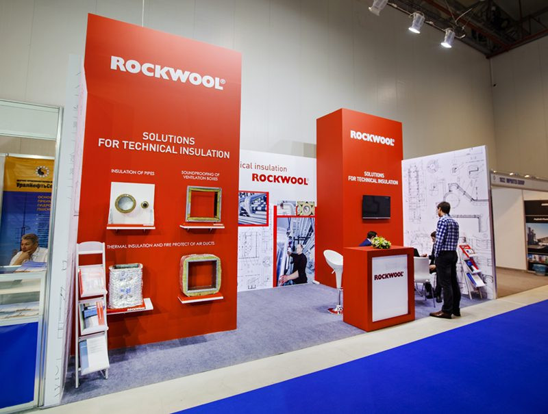 Стенд для компании ROCKWOOL