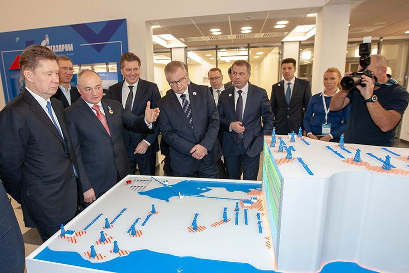 Оформление торжественного мероприятия, посвященные вводу в эксплуатацию третьего, финального, газового промысла и магистрального газопровода «Ухта – Торжок 2».