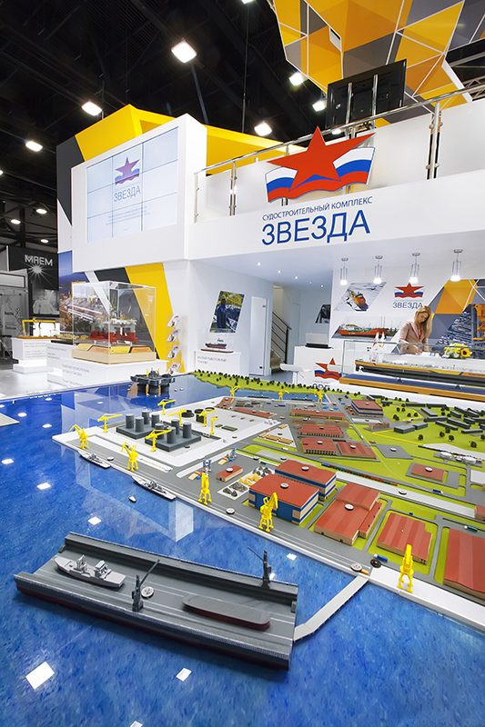 Stand for ZVEZDA Shipbuilding Company