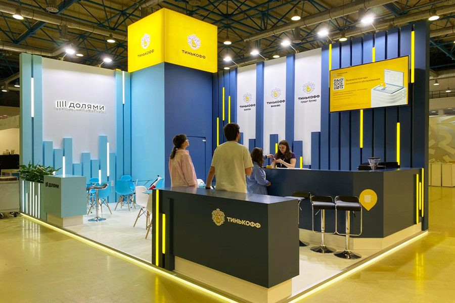 Stand for Tinkoff Bank