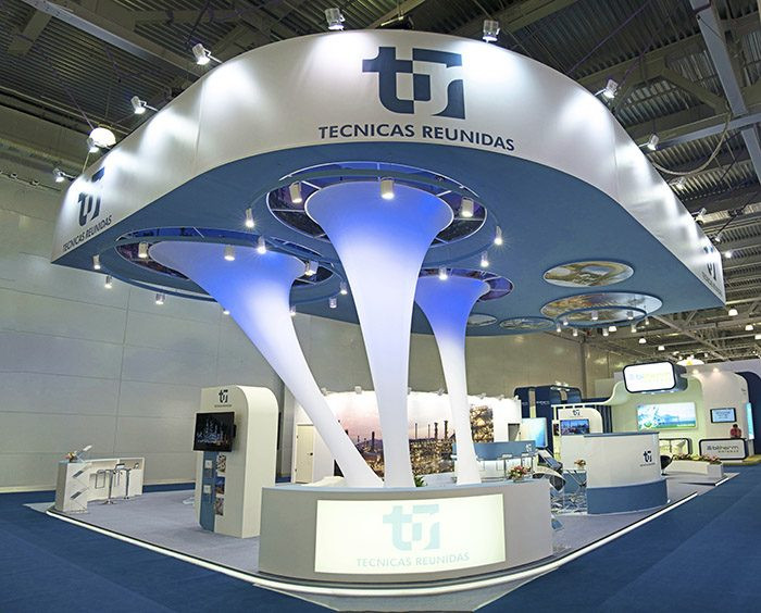 Стенд для TECNICAS REUNIDAS
